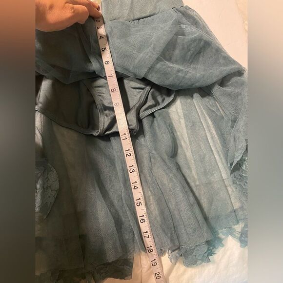 WEISSMAN Dance Costume 2 piece Sage green When We Were Young 11027 LC-large chil - Picture 7 of 14